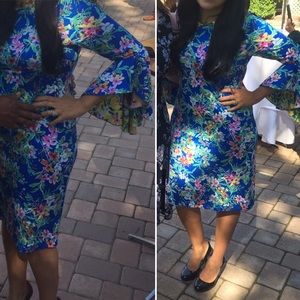 ☀️SALE☀️Shelby & Palmer Blue Floral Dress - 10